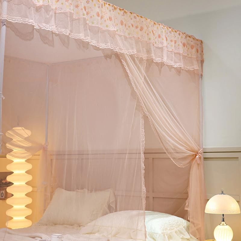 naturetalk Bed Canopy, Princess Bed Curtain Net for Girls &