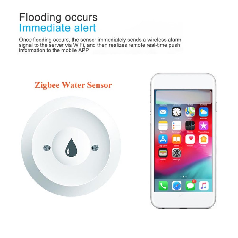 Barbuly Zigbee Water Immersion Sensor Smart Life Leakage Sensor Water