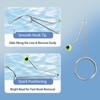 Almpal 20pcs Fishing Gear Kit - 10 Anti-Tangle Fork-Shaped Swivel