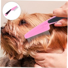 Ipetboom Fine Tooth Comb Metal Hair Pick for Women Men Scalp Brush for Dandruff