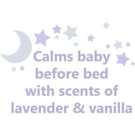 Aveeno Baby Calming Comfort Bath with Relaxing Lavender & Vanilla Scents, Hypoallergenic & Tear-Free Formula, Paraben- & Phthalate-Free, 18 Fl Oz (Pack of 1)