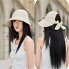 Qzkouma DJIE-70 Women's Hat, UV Protection, Bucket Hat, Sun Visor,