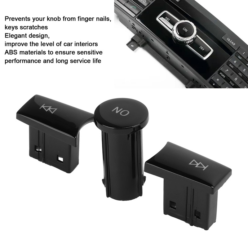 3Pcs set Radio Volume Adjust Control Button Knob Replacement for