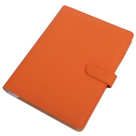 Raccolta Luce B5 26 Hole Organizer Ring Size 0.7 inches (19 mm), Loose Leaf Magnetic Button, Easy to Use, Black, Brown, Orange, Height 10.8 inches (275 mm), Width 8.3 inches (210 mm) (Orange)