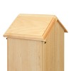Bat Tower Beacon 4-Chamber Outdoor Bat House – Pole-Mounted Pine