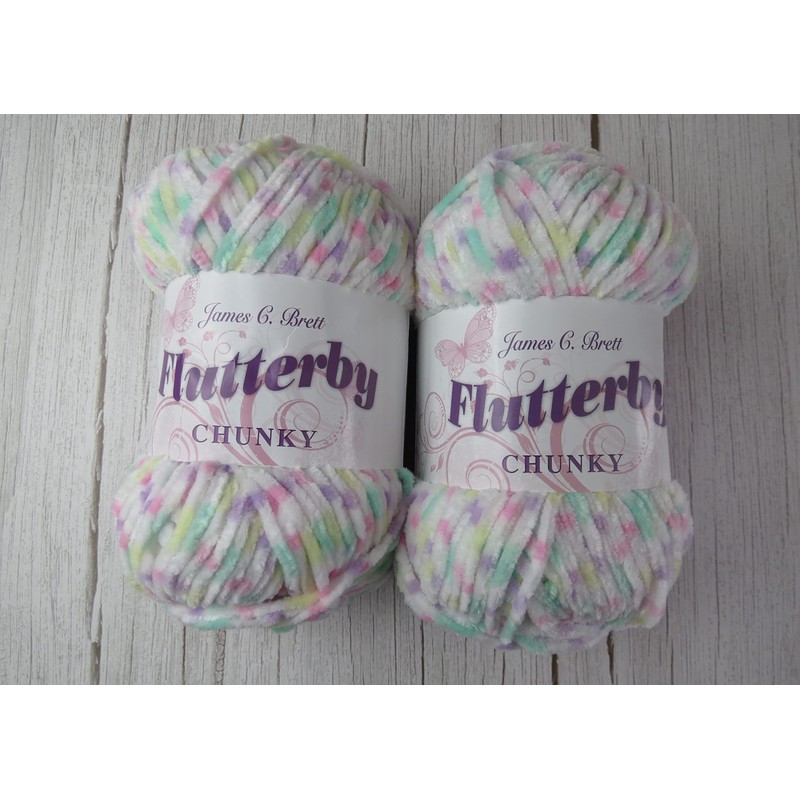 James C Brett Flutterby Chunky B42