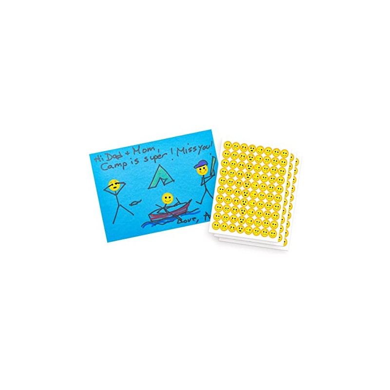 Hygloss Products Emoji Emoticon Stickers - 2000 Stickers - 1/2