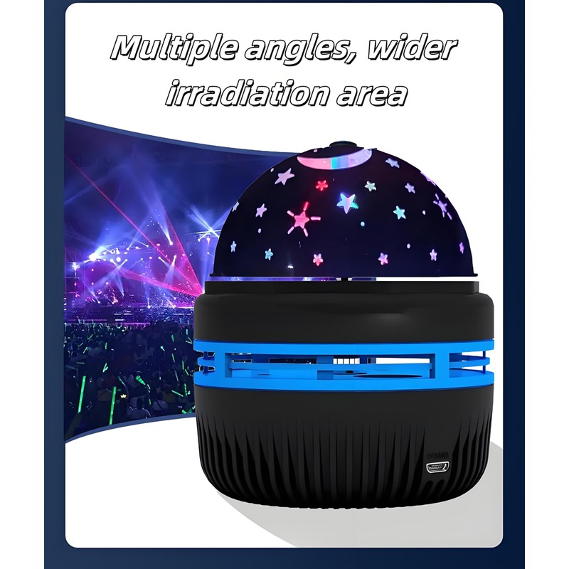 Lancoon 2 Pack Star Projector Night Light Kids Toys Mini