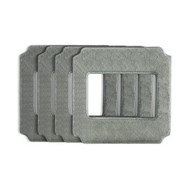 AlfaBot Microfibre Cleaning Cloths Set of 4 Window Cleaning Cloths for Robot Window Cleaning Accessories Suitable GLS400