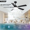 Conciseer 52 Inch Ceiling Fans with Lights and Remote for