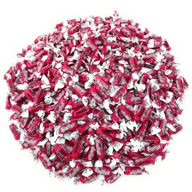 Bulk Strawberry Flavor Tootsie Roll Frooties Chewy American Taffies Candy Individually Wrapped In Resealable Assortit Bag 5 Lb 735+pcs (80-Oz) - Made In USA