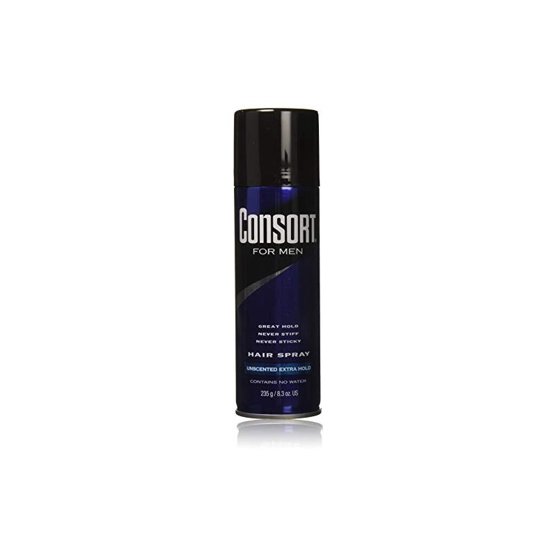 Consort For Men Hair Spray Unscented Extra Hold 8.30 oz