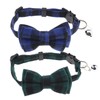Create idea 2PCS Dog Collars with Bell and Bow Tie