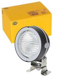 HELLA 1GM 996 134-321 Halogen-Worklight - Mega Beam - 12/24V - mounting/Fitting - Vertical - Surface Lighting - Cable: 2000mm - Plug: AMP