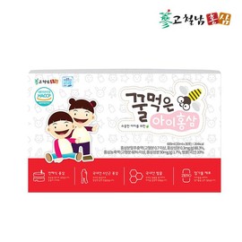 Gocheolnam Hong-sam 고철남홍삼 어린이 전체식홍삼 꿀먹은아이홍삼 20ml x 30포 [F20160616010] Go-cheol-nam Red Ginseng Children's Whole Ginseng Honey-Infused Red Ginseng 20ml x 30 Packs [F20160616010]