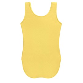 City Threads Girls One Piece Swimsuit UPF 50+ Comfortable Durable Soft Made in USA, Yellow, 2T