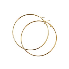 Extra large Gold hoop earrings | 60mm Gold Hoops | Huge gold hoops | Big gold hoop earrings | Lightweight gold hoop earrings