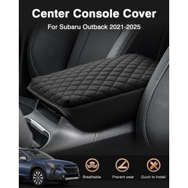 Shademax Center Console Cover for Subaru Outback 2020-2025 Accessories Armrest Cover Cushion Pad for Subaru Outback Wilderness/Base/Premium/Onyx Edition/Limited/Touring Car Armrest Seat Box Protector