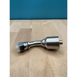 OX 10 Parker Style 13743-6-6 Hydraulic Hose Crimp Fittings 3/8” Hose X 3/8” FJIC 45