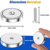 Grtard 8 Pack Neodymium Cup Magnets, 110LBS Holding Force Strong