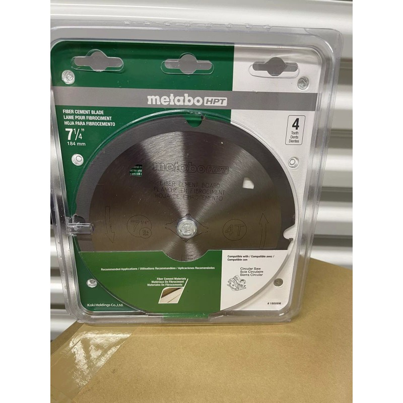 Metabo HPT 18008M 7- 1/4-in Fiber Cement Saw Blade