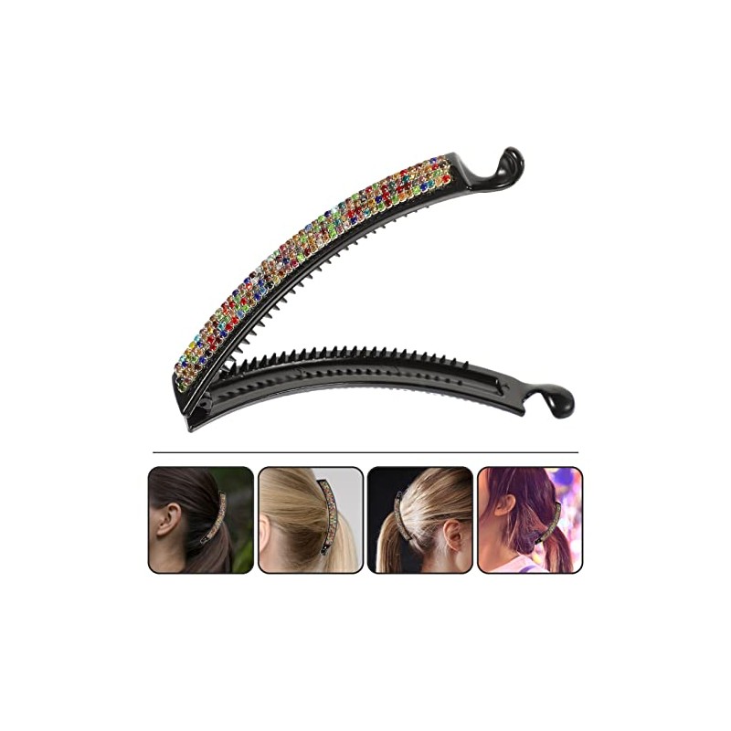 Beaupretty - Pinza para el pelo, diseño de plátano con