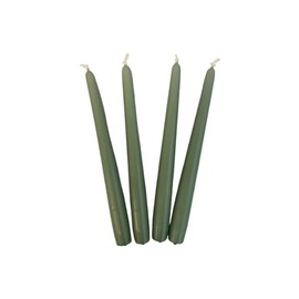 Cereria di Giorgio Risthò Tapered Candlesticks Wax Grey Green 2.2 x 25 cm Pack of 10