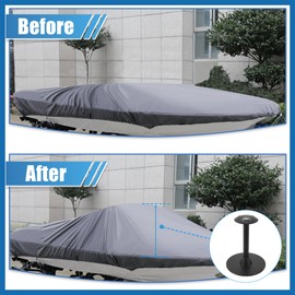 A ABSOPRO Boat Cover Support Pole Adjustable Height from 12" to 54" 6-Stage Item Replacement