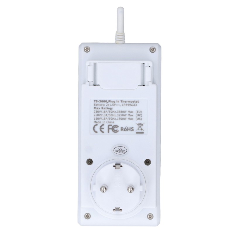 Thermostat Outlet Wireless Programmable Automatic Temperature Controller Socket Switch EU