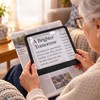 3X Reading Magnifier with LED Lights, Large Lightweight Magnifying Sheet