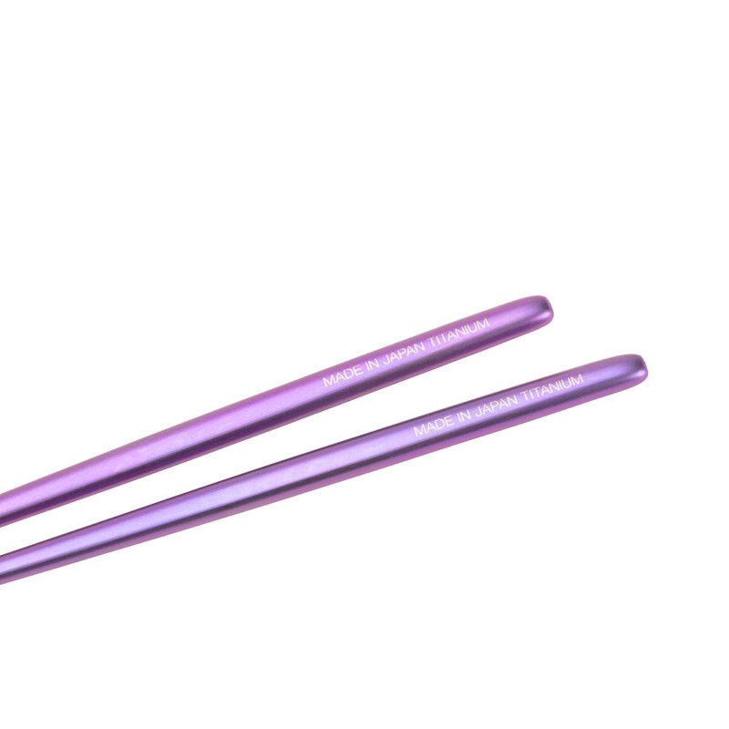 Snow Peak SCT-115-PL Titanium Tapered Chopsticks, Purple