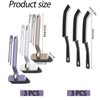 Alluring Pack of 6 Multifunctional Rotating Joint Cleaning Brush, Split
