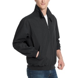 Weatherproof Men's Golf Jacket - Lightweight Windbreaker, Water-Resistant Microfiber Shell, Perfect for Golf & Casual Wear, Black Small, Zip-Up Jacket, Golf Outerwear
