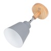 Wall Sconces Modern Minimalist Style Wood Art Decorative Grey Wall