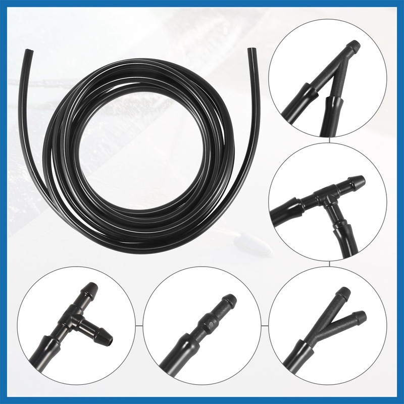 A ABSOPRO Windscreen Washer Hose Kit Windscreen Washer Hose Repair