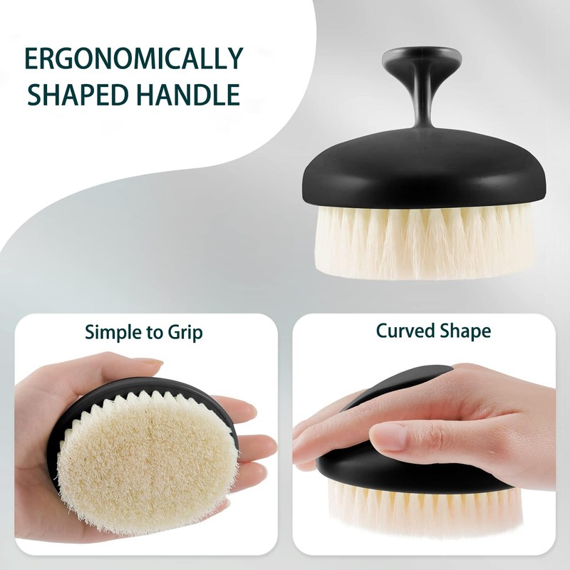 Dry Brushing Body Exfoliating Brush (Black)
