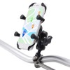 Motorcycle Bike Cell Phone Support 360 Degree Swivel Aluminium Alloy