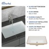 Sarlai Undermount Bathroom Sink - 21 x 13 inch Rectangular