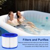Hot Tub Replacement Filter Cartridges - Compatible with All RELXTIME,