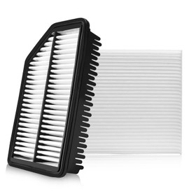 Cabin and Engine Air Filter Compatible with 2014 2015 2016 2017 2018 Kia Soul L4 1.6 L 2.0 L Part Numbers CF12002 CA11206