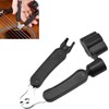 1 Pcs Black Guitar String Winder Cutter and Bridge Pin