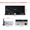 BCSMMCAR 1 Din Car Stereo Radio Player GPS Navigation Touch