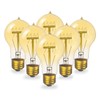 Visther A60 Edison Bulbs 60 Watt Incandescent Light Bulbs Dimmable,
