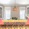 Battery Operated Pendant Light with Remote,Battery Ceiling Lights No Wiring,Battery