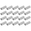 sourcing map M5x0.8mm Round Coupling Nuts, 20 Pcs 304 Stainless