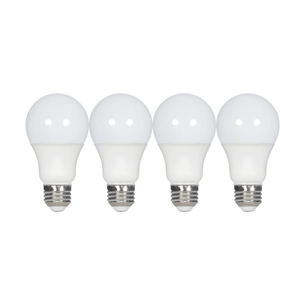 Satco S39597 (48 Bulbs Value Pack) 9.5 Watt/120V/A19 LED Lightbulb Frosted Elegant Style Natural Light 5000K Medium Base for Homes 220 deg. Beam Angle for Room Decorative Illumination