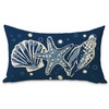 Fahrendom Coastal Lumbar Decorative Rectangle Pillow Cover 12 x 20