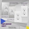 ENERLITES Duplex Receptacle Outlets and Wall Plates Bundle, Tamper-Resistant Electrical