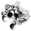100Pcs Badge Back Cover Tinplate Plastic Base Avoid Rust Firm