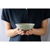 大堀 相馬 Burn 松永 Kiln Rice Bowl Celadon Color (Large)